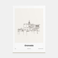 Granada Drawn Poster