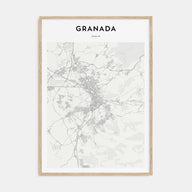 Granada Map Portrait Poster