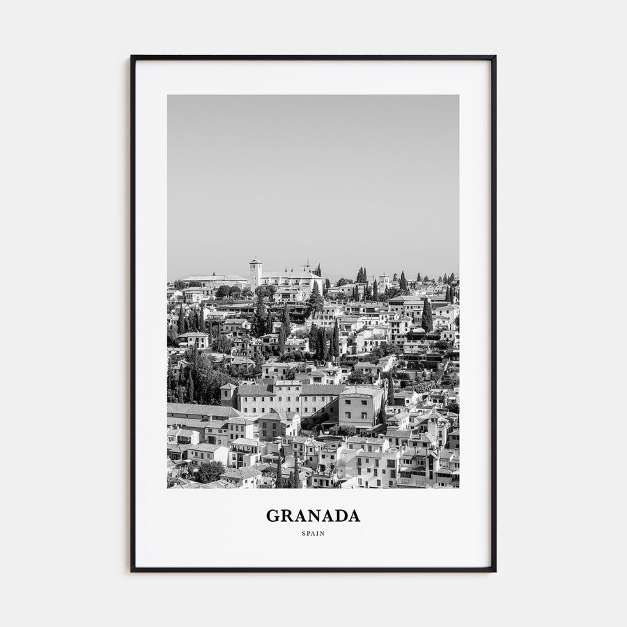 Granada Portrait B&W Poster