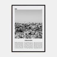 Granada Travel B&W No 1 Poster