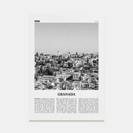 Granada Travel B&W No 1 Poster