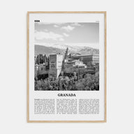 Granada Travel B&W No 2 Poster