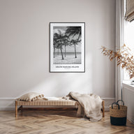 Grand Bahama Island Portrait B&W Poster