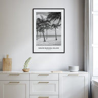 Grand Bahama Island Portrait B&W Poster