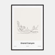 Grand Canyon Drawn Poster