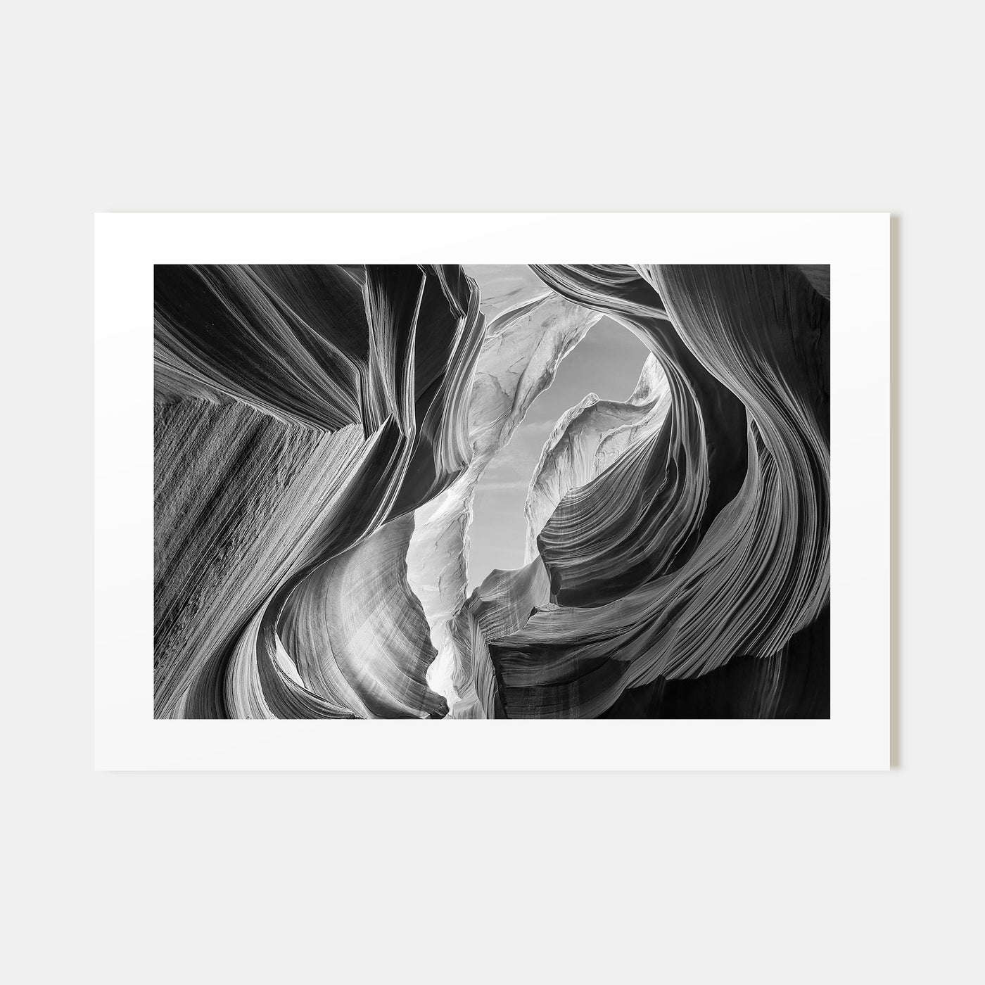 Grand Canyon Landscape B&W Poster