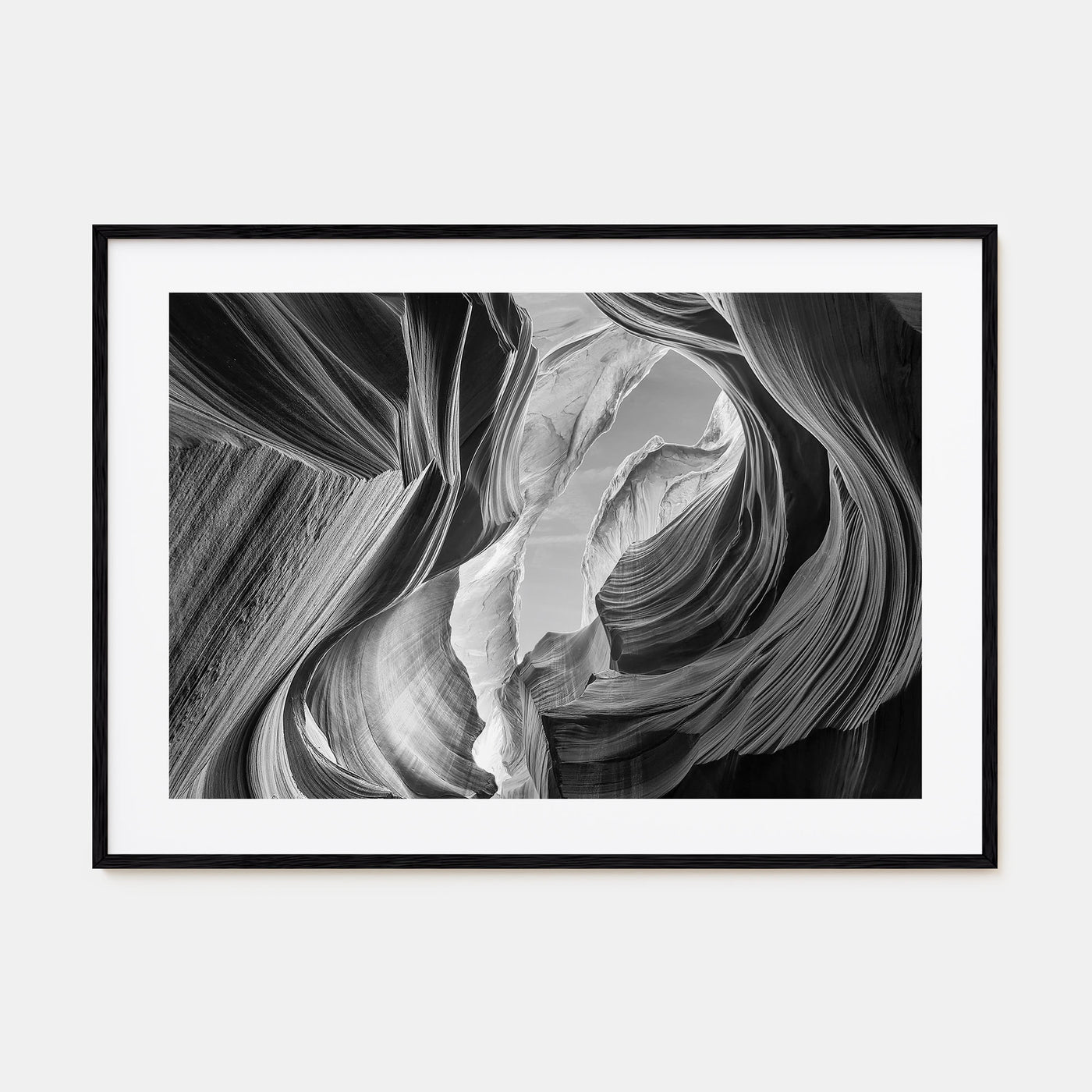Grand Canyon Landscape B&W Poster