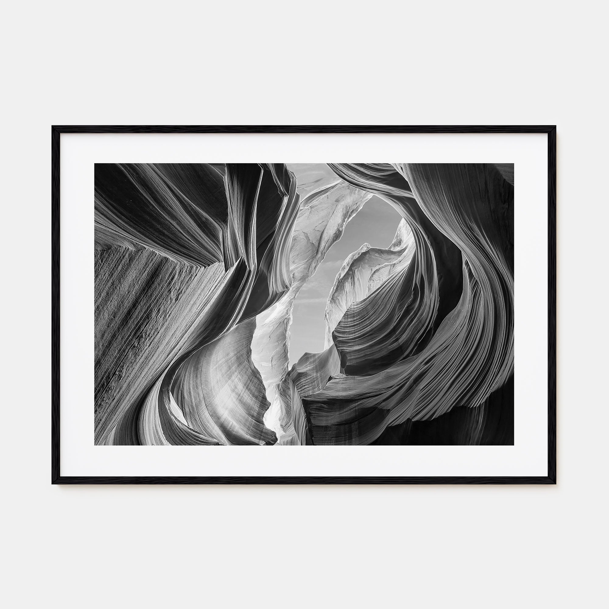 Grand Canyon Landscape B&W Poster