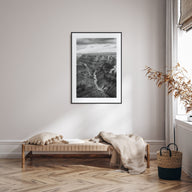 Grand Canyon Photo B&W Poster