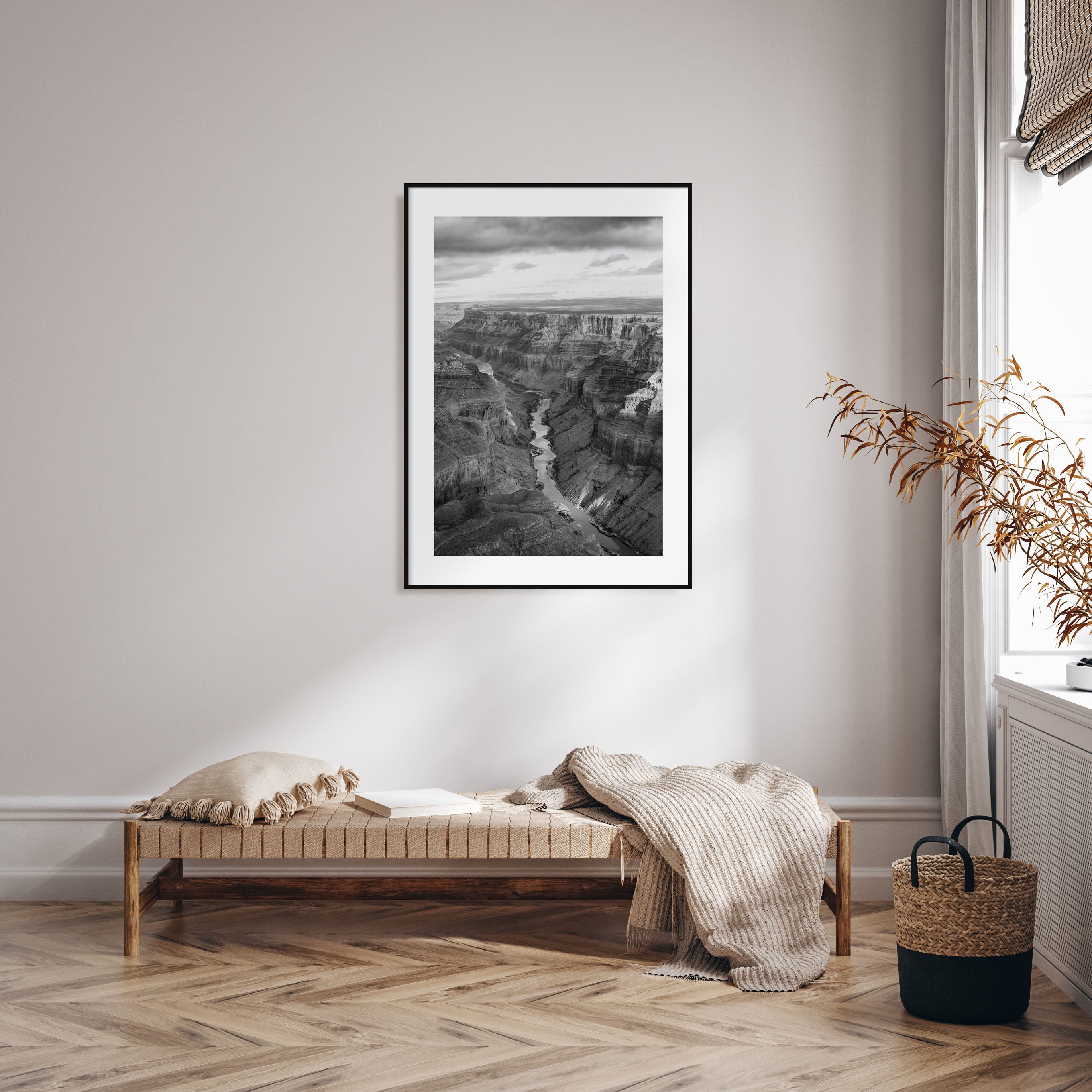 Grand Canyon Photo B&W Poster