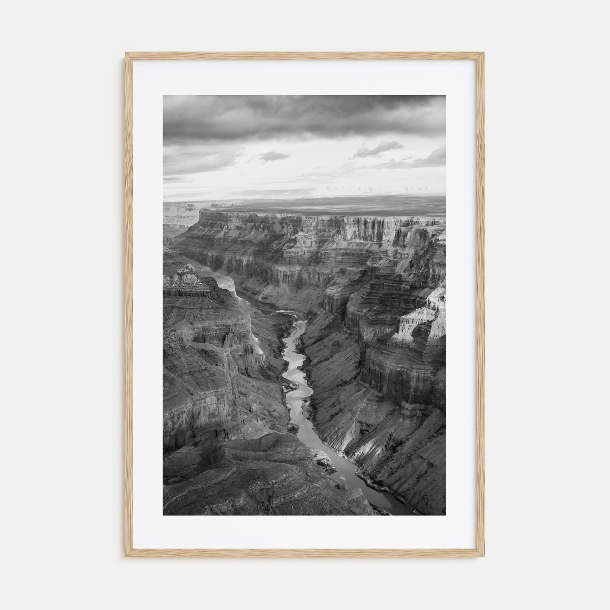 Grand Canyon Photo B&W Poster