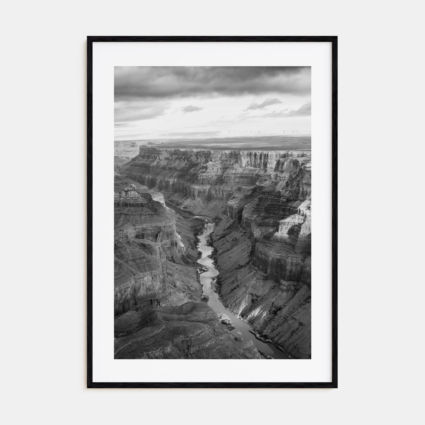 Grand Canyon Photo B&W Poster