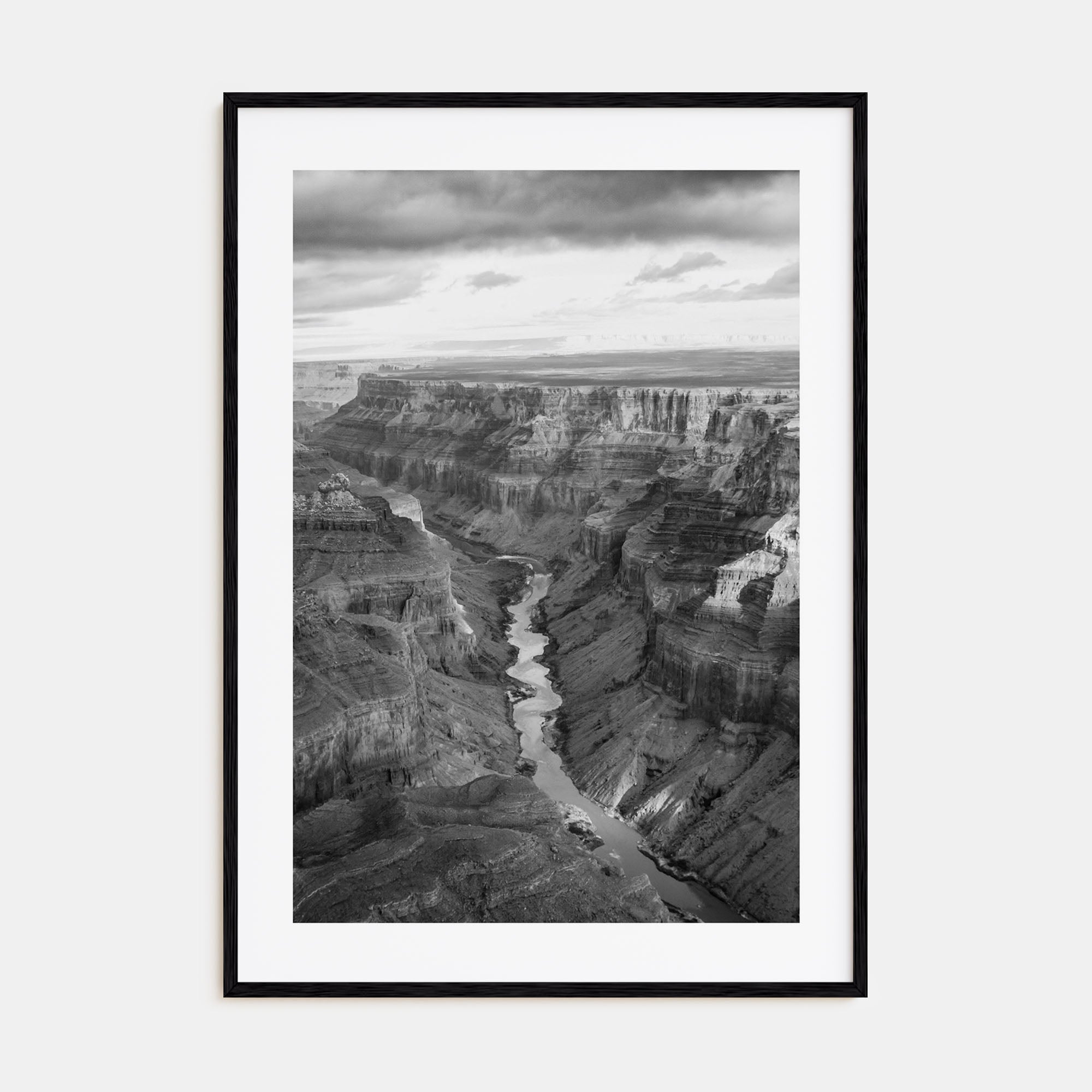 Grand Canyon Photo B&W Poster