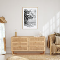 Grand Cayman Portrait B&W Poster