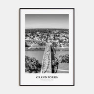 Grand Forks Portrait B&W Poster