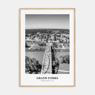 Grand Forks Portrait B&W Poster