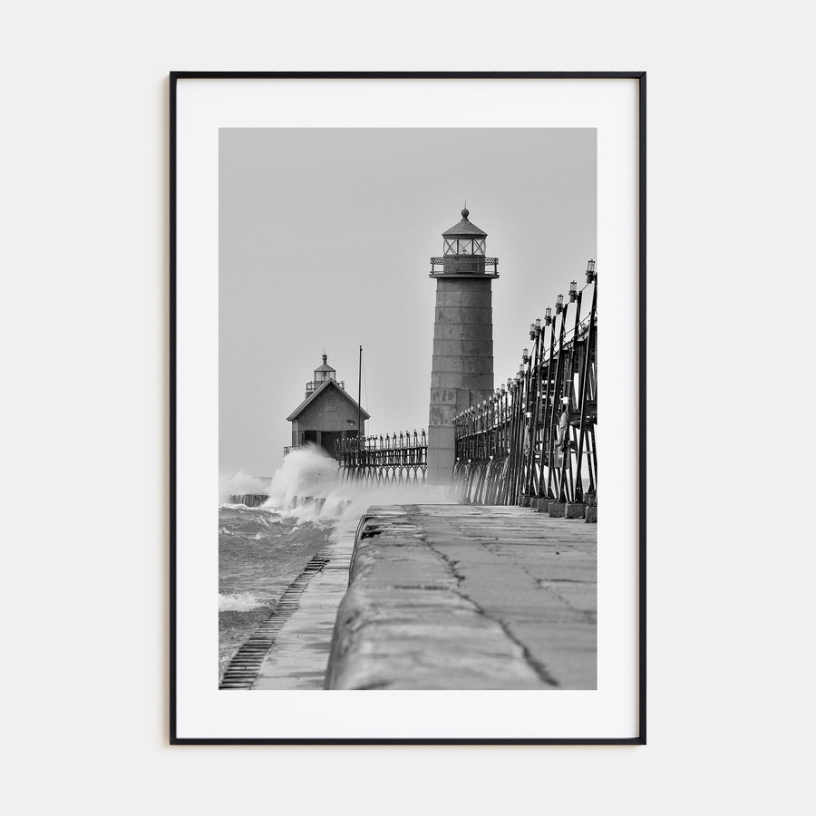 Grand Haven Photo B&W Poster