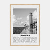Grand Haven Travel B&W Poster