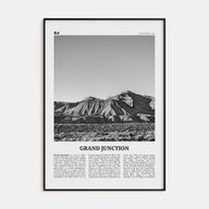 Grand Junction Travel B&W Poster
