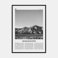 Grand Junction Travel B&W Poster