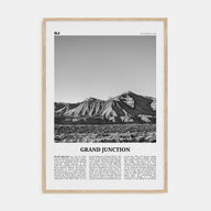 Grand Junction Travel B&W Poster