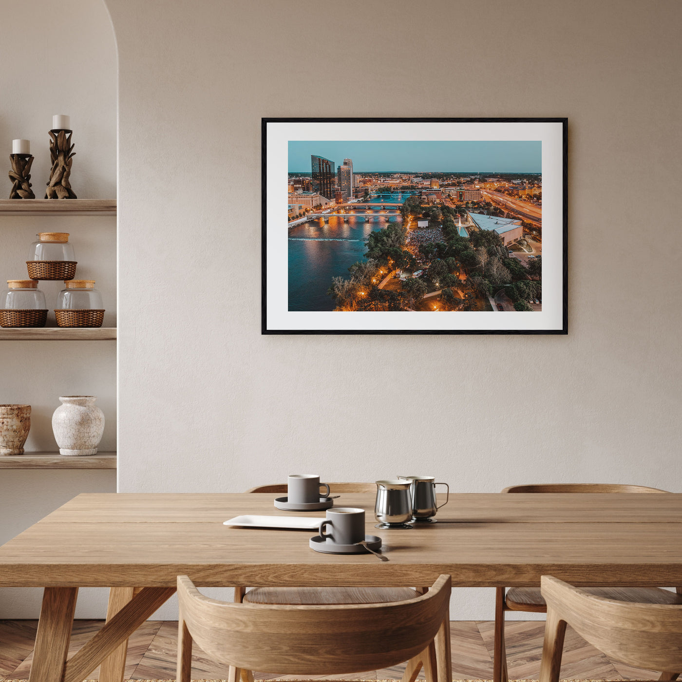 Grand Rapids Landscape Color Poster