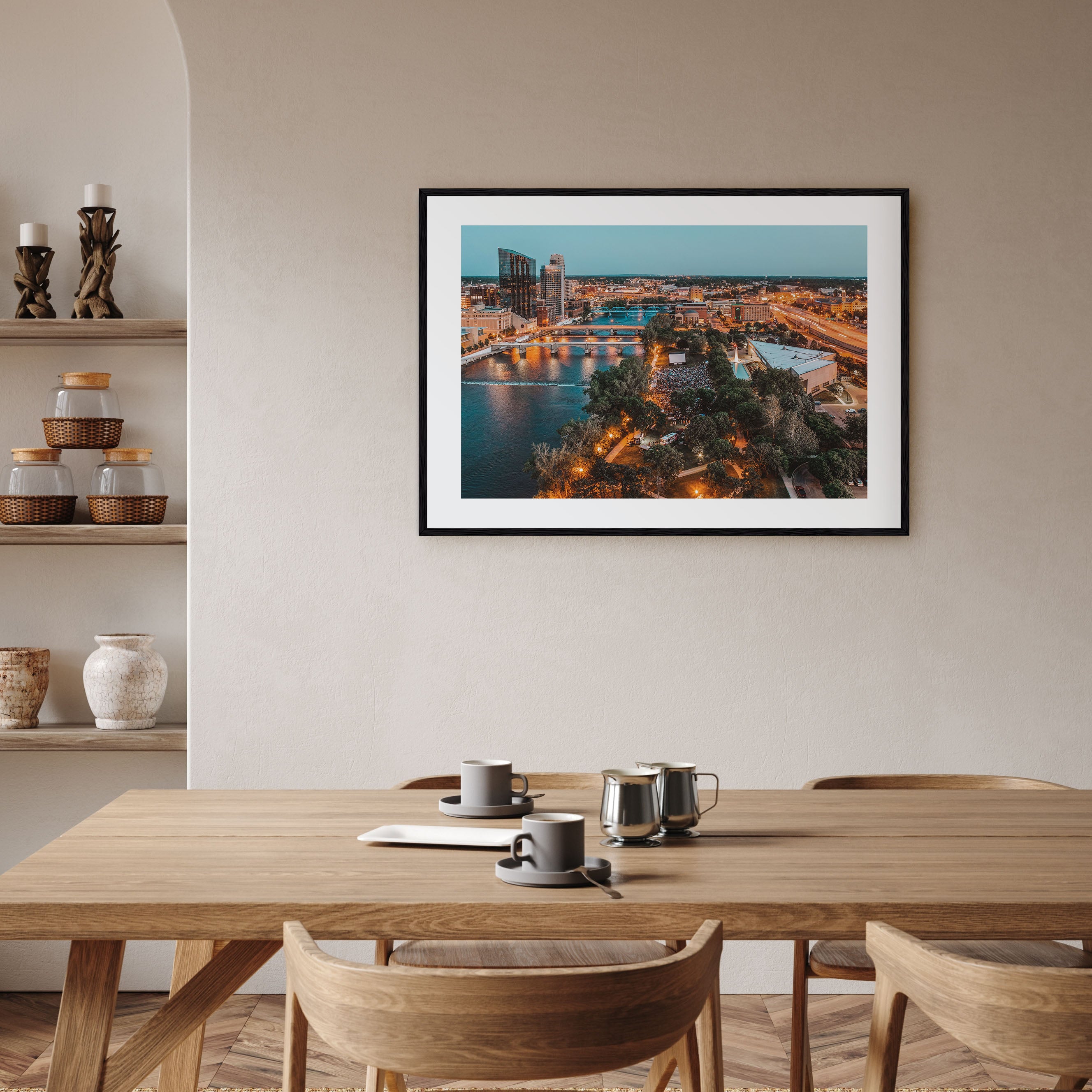 Grand Rapids Landscape Color Poster
