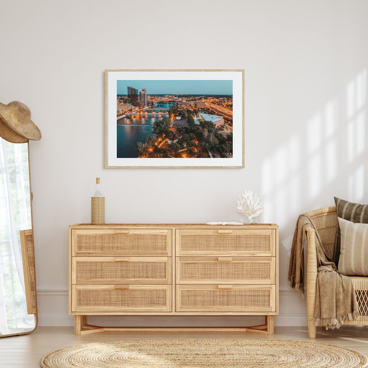 Grand Rapids Landscape Color Poster