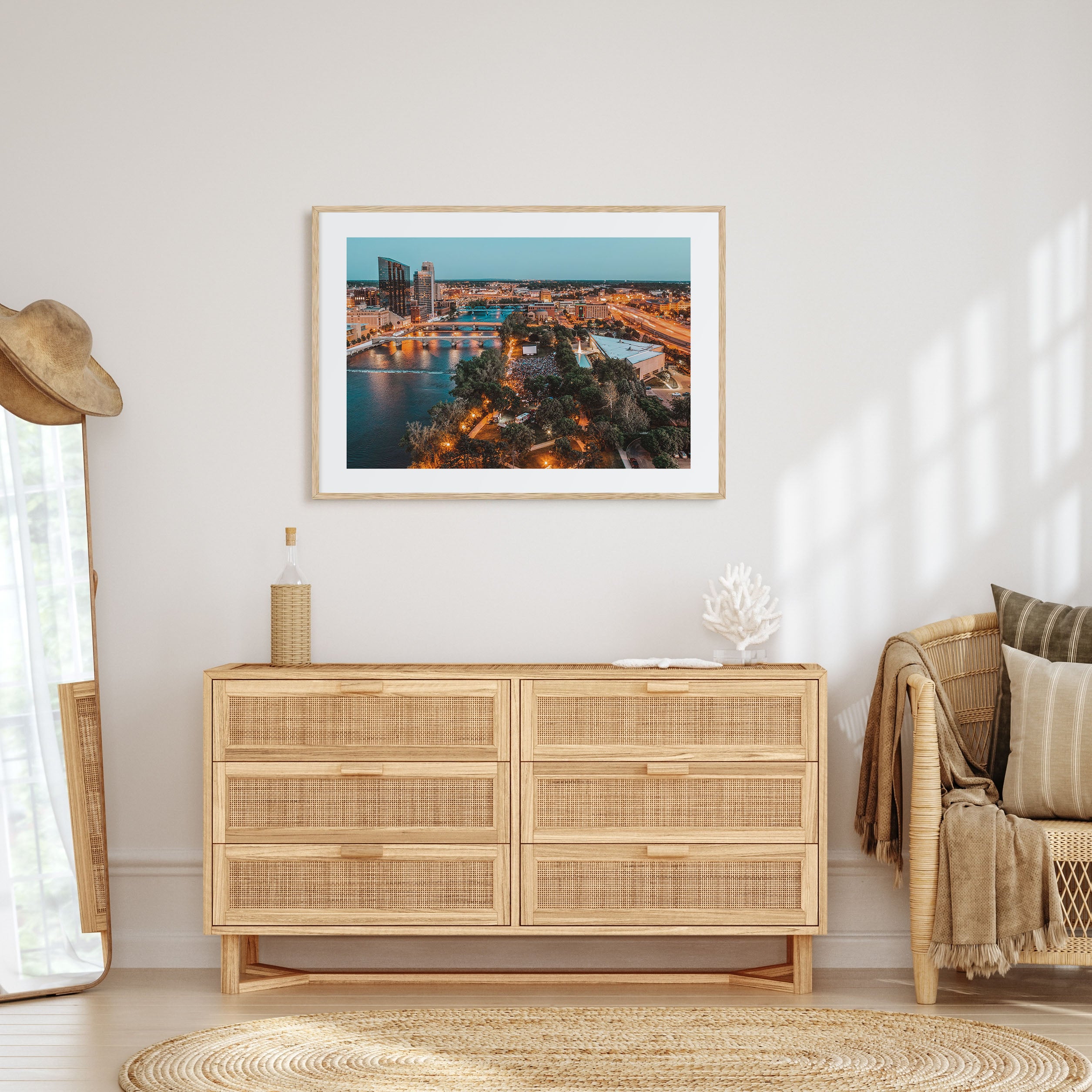 Grand Rapids Landscape Color Poster