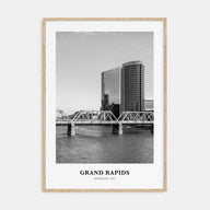 Grand Rapids Portrait B&W No 1 Poster