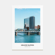 Grand Rapids Portrait Color Poster