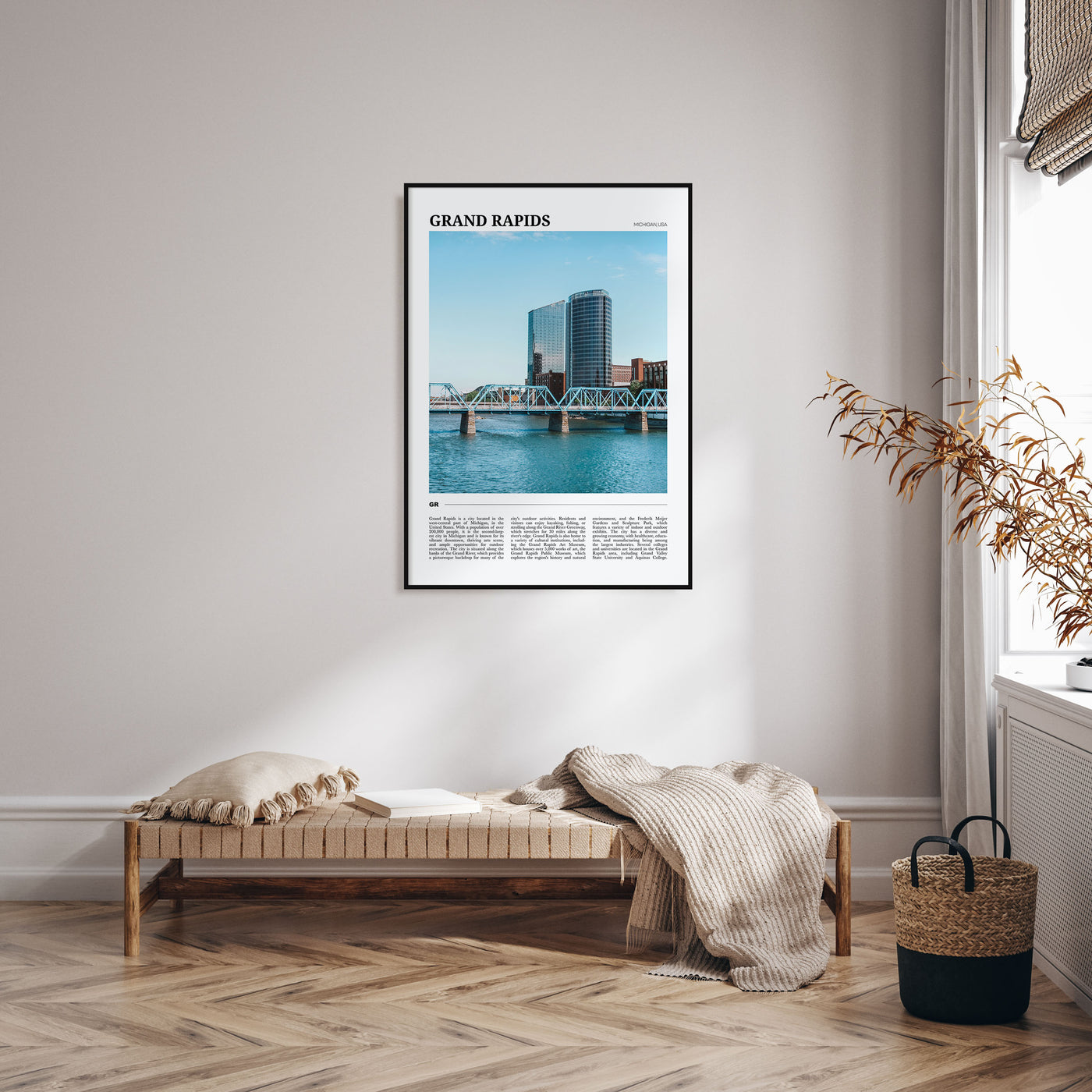 Grand Rapids Travel Color Poster