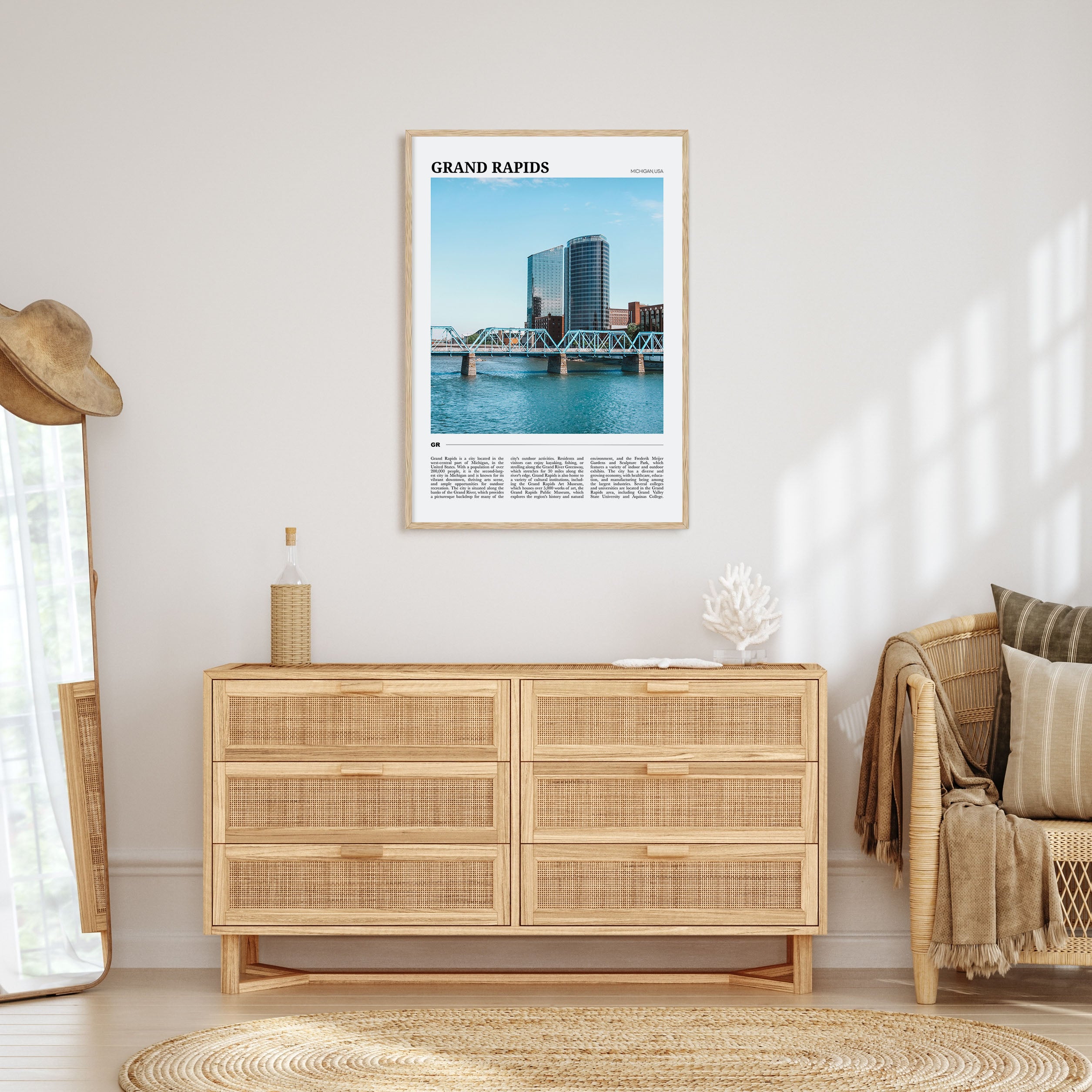 Grand Rapids Travel Color Poster