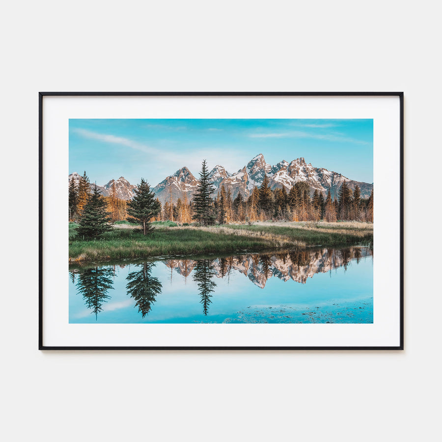 Grand Teton National Park Landscape Color Poster