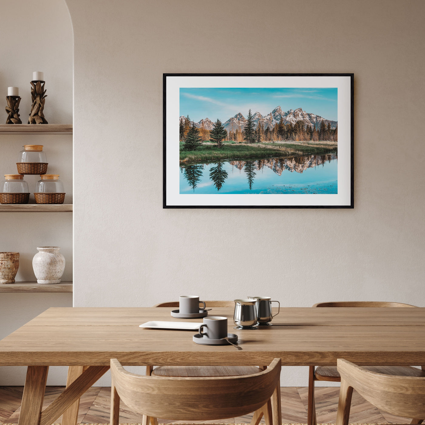 Grand Teton National Park Landscape Color Poster