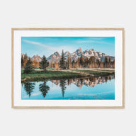 Grand Teton National Park Landscape Color Poster