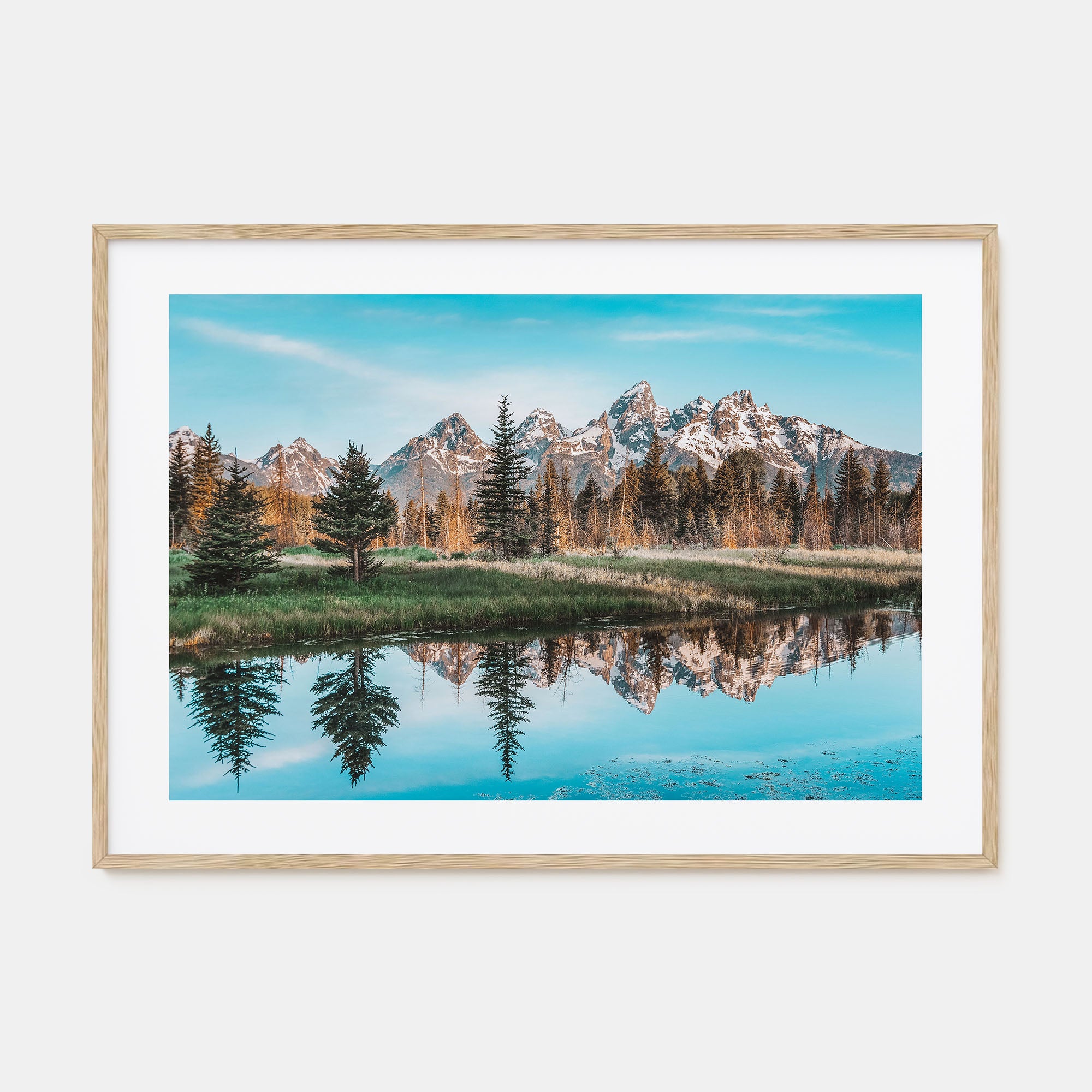 Grand Teton National Park Landscape Color Poster