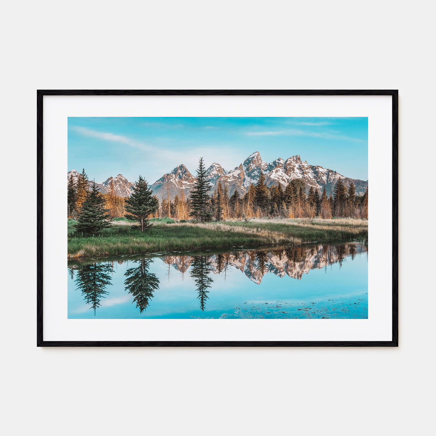 Grand Teton National Park Landscape Color Poster
