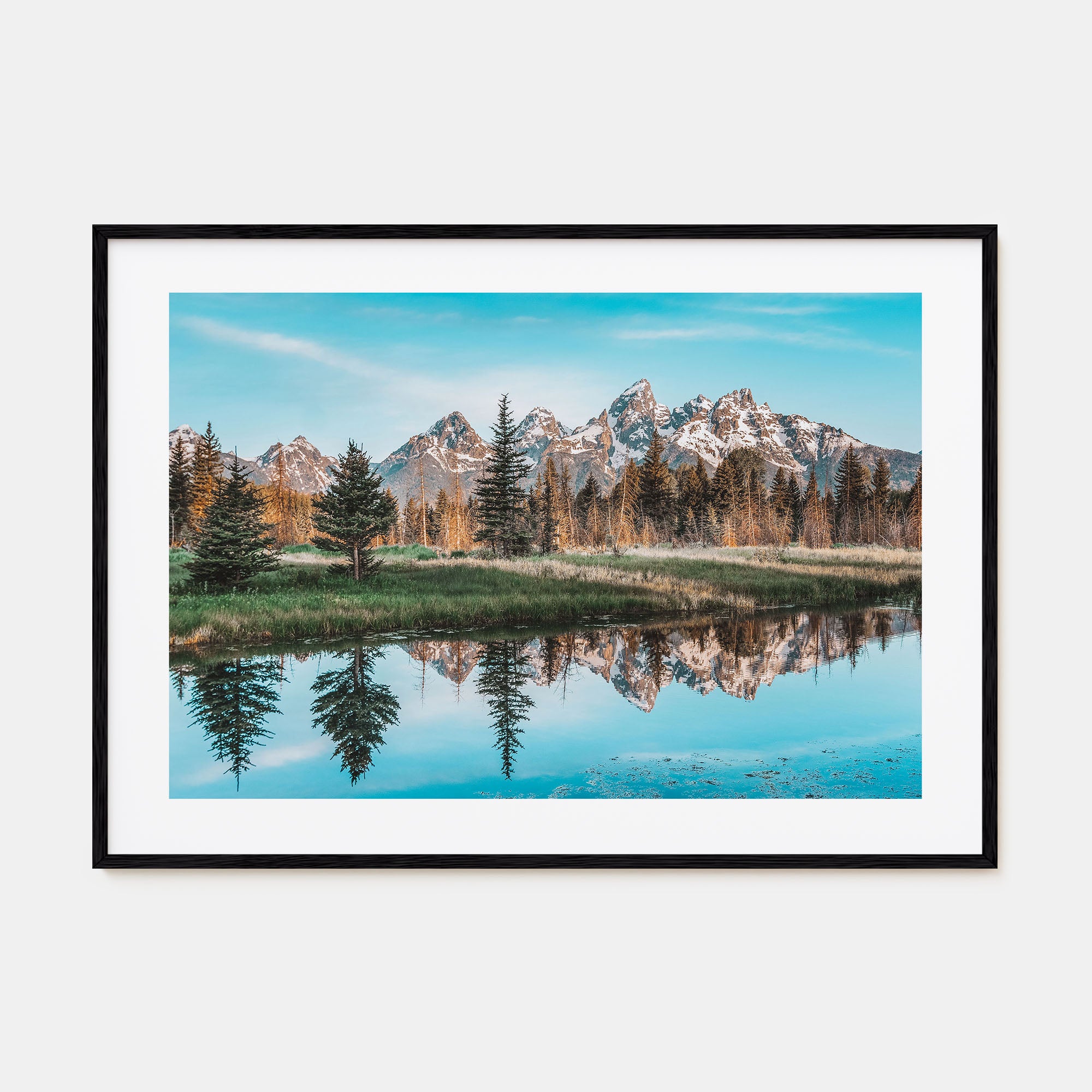 Grand Teton National Park Landscape Color Poster