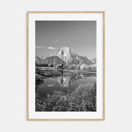 Grand Teton National Park Photo B&W No 1 Poster