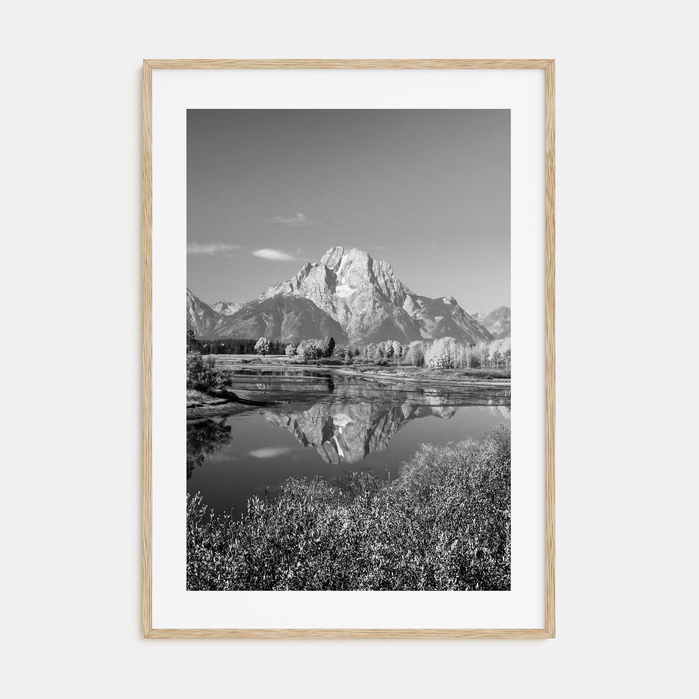 Grand Teton National Park Photo B&W No 1 Poster