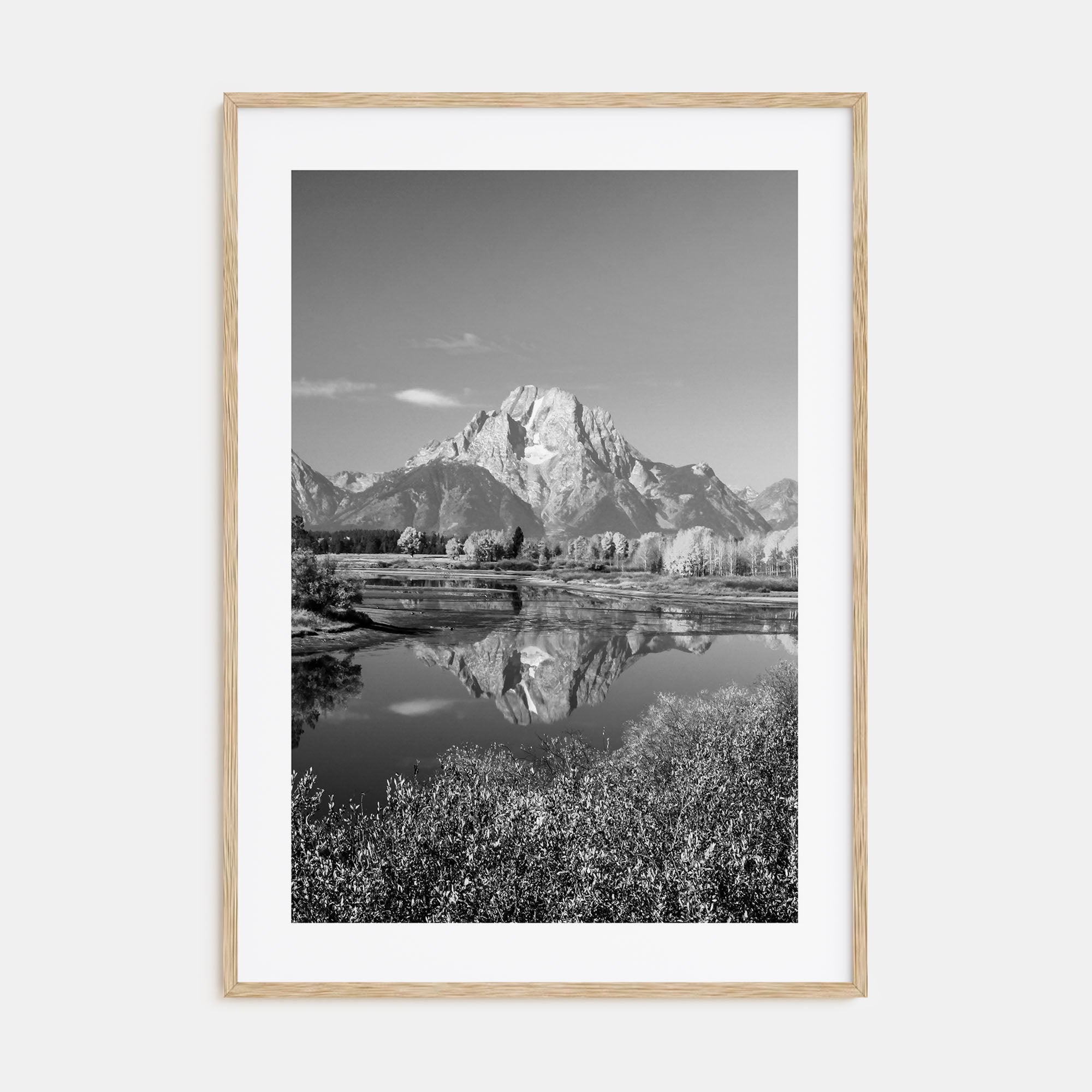 Grand Teton National Park Photo B&W No 1 Poster