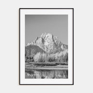Grand Teton National Park Photo B&W No 2 Poster
