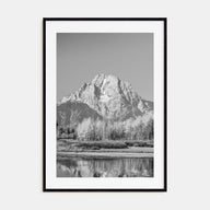 Grand Teton National Park Photo B&W No 2 Poster