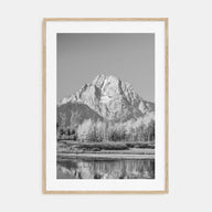 Grand Teton National Park Photo B&W No 2 Poster