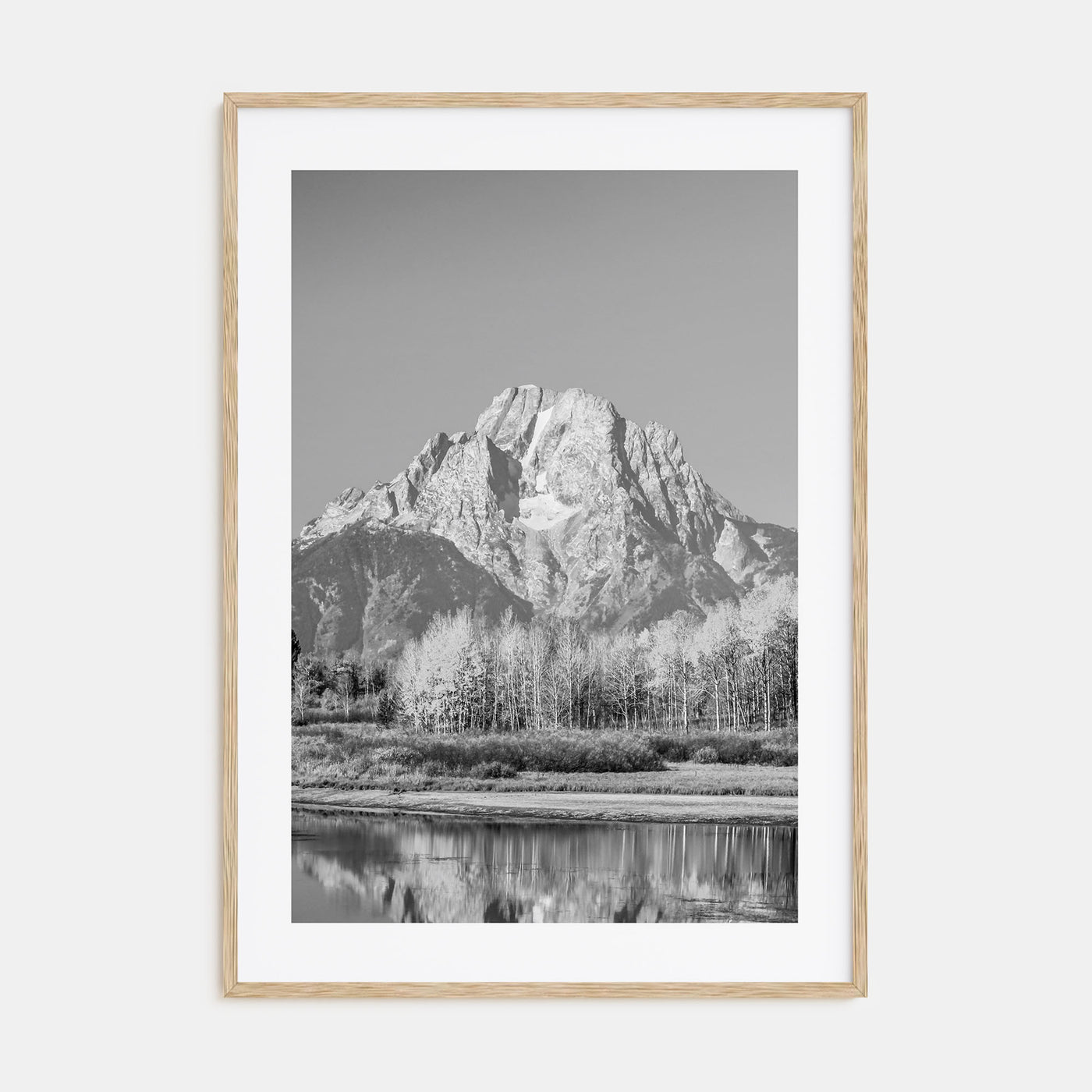 Grand Teton National Park Photo B&W No 2 Poster