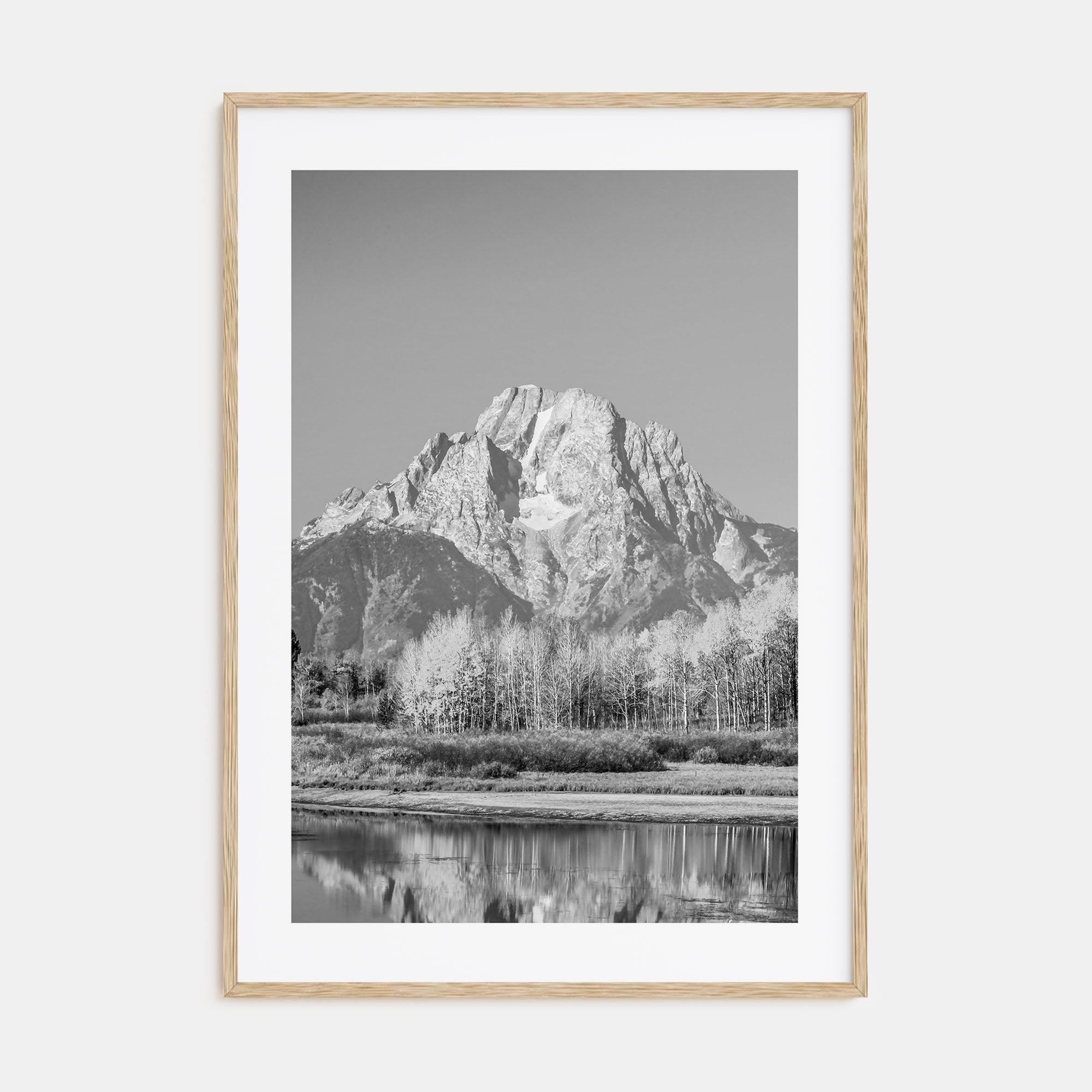 Grand Teton National Park Photo B&W No 2 Poster