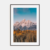 Grand Teton National Park Photo Color No 1 Poster