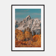 Grand Teton National Park Photo Color No 3 Poster