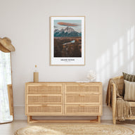 Grand Teton National Park Portrait Color Poster
